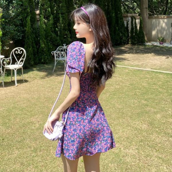 holiday sweet trendy summer women dresses femme a line sundress backless design korean floral purple puff sleeve ladies vestidos, Black;gray
holiday sweet trendy summer women dresses femme a line sundress backless design korean floral purple puff sleeve ladies vestidos, Black;gray