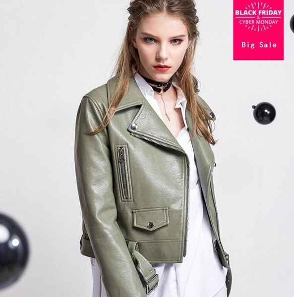 4 colors 2021 autumn fashion brand good quality leather jacket ladies street style zipper pu leather jacket with belt wj1082, Black;brown
4 colors 2021 autumn fashion brand good quality leather jacket ladies street style zipper pu leather jacket with belt wj1082, Black;brown