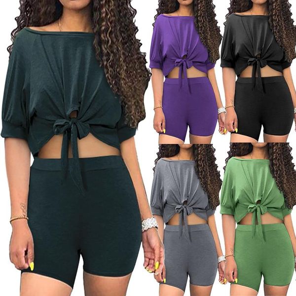 women's tracksuits summer women casual suit 2 pieces set o-neck short sleeve t-shirt+shorts tracksuit outfit pure color shorts #4, Gray
women's tracksuits summer women casual suit 2 pieces set o-neck short sleeve t-shirt+shorts tracksuit outfit pure color shorts #4, Gray