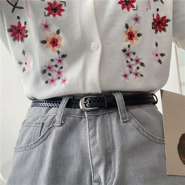 belts hollow-out full hole belt women's genuine leather korean stylish simple and versatile ins style jeans decorative, Black;brown
belts hollow-out full hole belt women's genuine leather korean stylish simple and versatile ins style jeans decorative, Black;brown