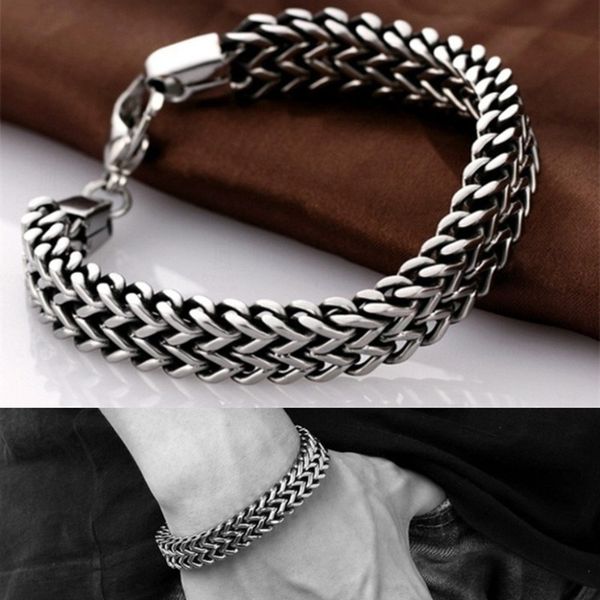 luxury designer bracelet link chain fashion titanium stainless steel jewelry for men/women (size:5mm/10mm), Black
luxury designer bracelet link chain fashion titanium stainless steel jewelry for men/women (size:5mm/10mm), Black
