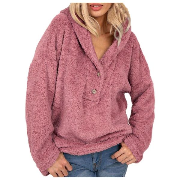 women's hoodies & sweatshirts hoodie pullover long sleeve hooded sweatshirt warm buttons loose pullovers female sudaderas con capucha, Black
women's hoodies & sweatshirts hoodie pullover long sleeve hooded sweatshirt warm buttons loose pullovers female sudaderas con capucha, Black