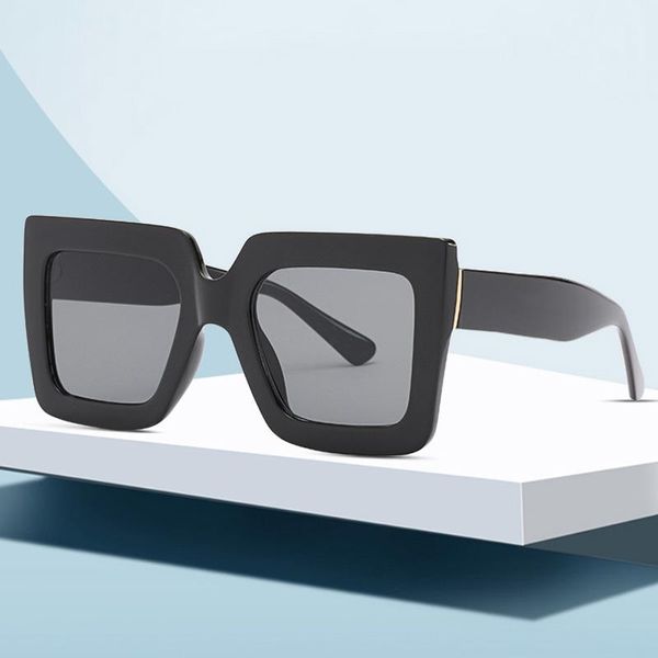 sunglasses oversized square women gradient multi color frame for feamle, White;black
sunglasses oversized square women gradient multi color frame for feamle, White;black