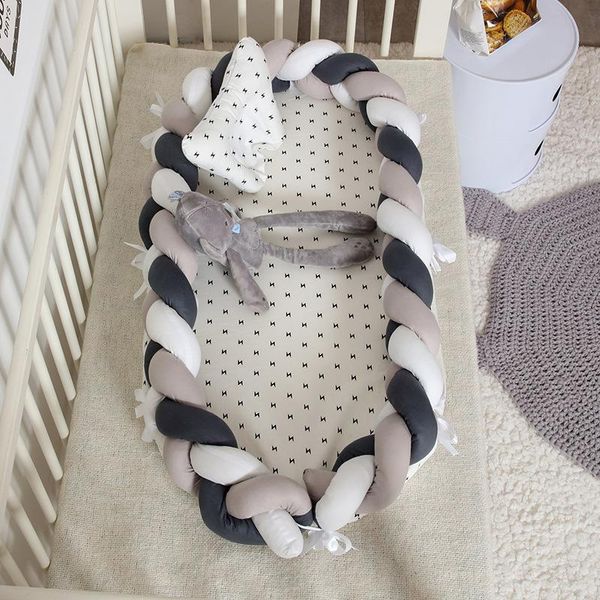 baby cribs portable knit crib with pillow born sleeping nest playen bed travel bassinet bumper removable and washable 0-24months
baby cribs portable knit crib with pillow born sleeping nest playen bed travel bassinet bumper removable and washable 0-24months