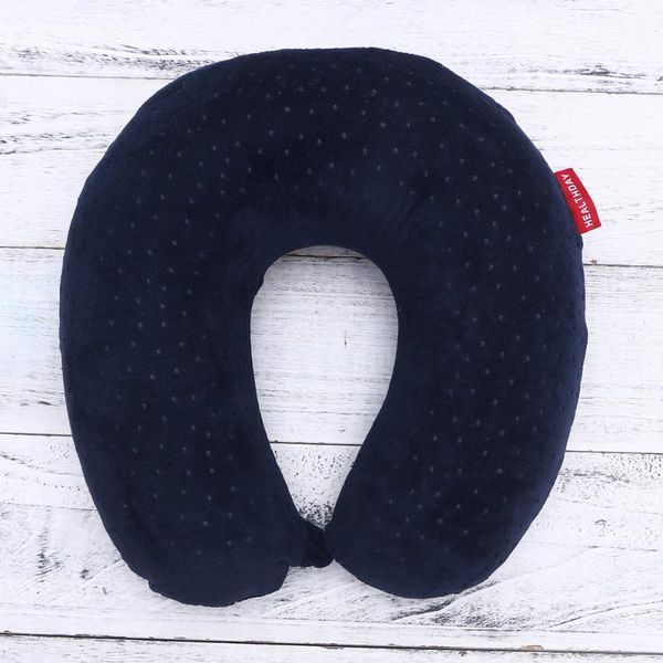 pillow memory u-shaped neck support cushion travel for airplanes trains home or office (navy)
pillow memory u-shaped neck support cushion travel for airplanes trains home or office (navy)