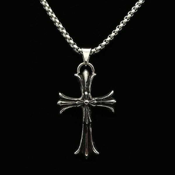 hearts/chrome classic crosin ch punk jewelry titanium pendant creative men's necklace stainless steel cross pendant
hearts/chrome classic crosin ch punk jewelry titanium pendant creative men's necklace stainless steel cross pendant