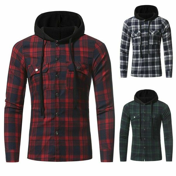 autumn men classic plaid hoodies casual hooded long sleeve hoodie clothes slim fit sweatshirt male streetwear kg-4, Black
autumn men classic plaid hoodies casual hooded long sleeve hoodie clothes slim fit sweatshirt male streetwear kg-4, Black