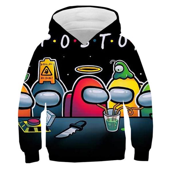 2020 game among us hoodies spring and autumn new boys and girls hooded cartoon childrens clothing 3d video game sweatshirt, Black
2020 game among us hoodies spring and autumn new boys and girls hooded cartoon childrens clothing 3d video game sweatshirt, Black