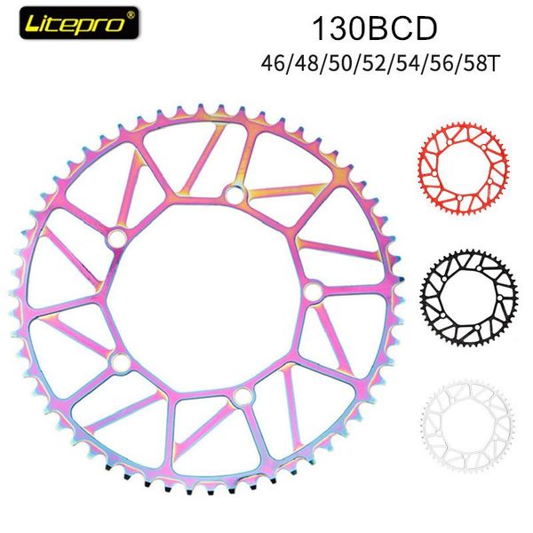 bike heels & chainwheels litepro chainring crankset 130 bcd hollow 46/48/50/52/54t/56t/58t single speed track wide narrow chainwhee rou
bike heels & chainwheels litepro chainring crankset 130 bcd hollow 46/48/50/52/54t/56t/58t single speed track wide narrow chainwhee rou