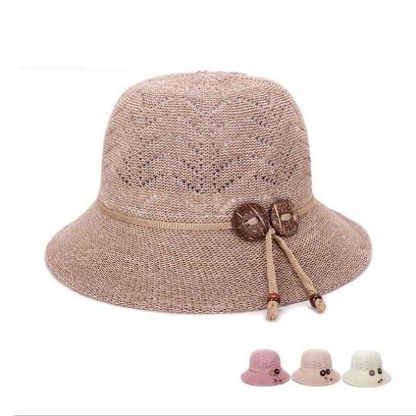 wide brim hats summer hat cap breathable straw cute button sun panama women bonnet beach holiday, Blue;gray
wide brim hats summer hat cap breathable straw cute button sun panama women bonnet beach holiday, Blue;gray