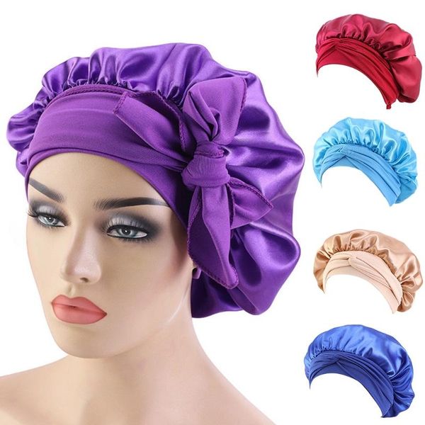 beanie/skull caps lxad women imitation silk satin night sleep solid color adjustable wide band elastic head wrap hair bonnet turban sleeping, Blue;gray
beanie/skull caps lxad women imitation silk satin night sleep solid color adjustable wide band elastic head wrap hair bonnet turban sleeping, Blue;gray