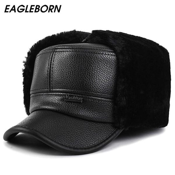 berets eagleborn 2021 winter bomber hats for men pu leather flat dad hat warm with ears flaps russian cap, Blue;gray
berets eagleborn 2021 winter bomber hats for men pu leather flat dad hat warm with ears flaps russian cap, Blue;gray