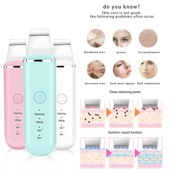 lcd ultrasonic skin scrubber+nano streamer humidifier ion spatula face lifting tools ems peeling shovel acne blackhead remover
lcd ultrasonic skin scrubber+nano streamer humidifier ion spatula face lifting tools ems peeling shovel acne blackhead remover