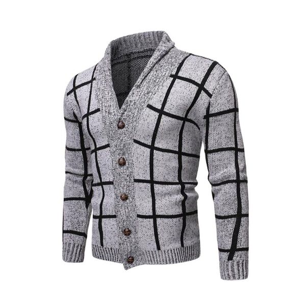 men's sweaters winter warm sweater mens v neck cardigans buttons thick stripe plaid slim fit knit jumpers casual button, White;black
men's sweaters winter warm sweater mens v neck cardigans buttons thick stripe plaid slim fit knit jumpers casual button, White;black