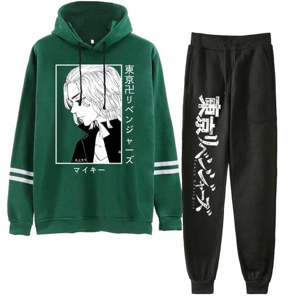 men's tracksuits novelty tokyo revengers anime hoodie women men tracksuit hoodies + sweatpants hooded casual sets male clothes, Gray
men's tracksuits novelty tokyo revengers anime hoodie women men tracksuit hoodies + sweatpants hooded casual sets male clothes, Gray