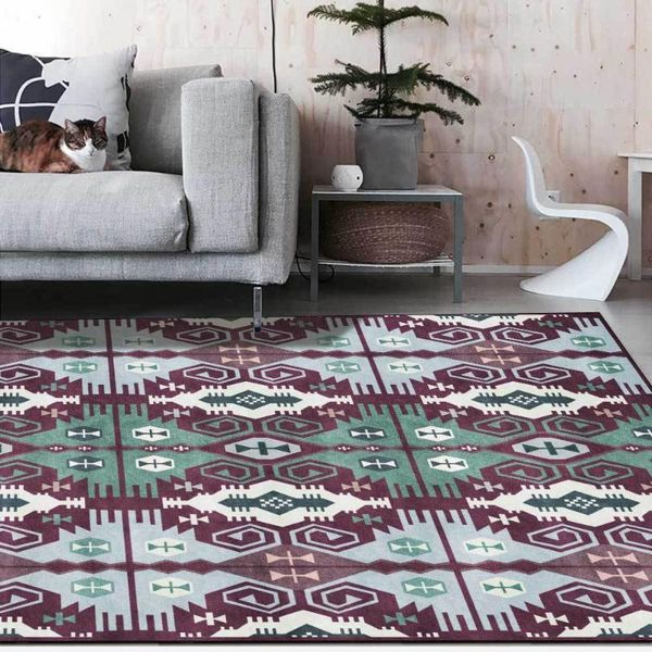 carpets fashion purple-red green national wind geometry kitchen living room bedroom bedside carpet floor mat customization
carpets fashion purple-red green national wind geometry kitchen living room bedroom bedside carpet floor mat customization