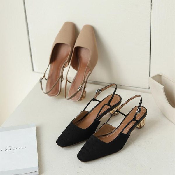 dress shoes summer women's sandals strange style heels shallow design for women genuine leather, Black
dress shoes summer women's sandals strange style heels shallow design for women genuine leather, Black