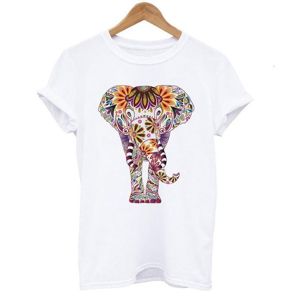 colorful elephant print women t shirt casual short sleeve o neck tee for female cartoon cute t-shirts femme clothings, White
colorful elephant print women t shirt casual short sleeve o neck tee for female cartoon cute t-shirts femme clothings, White
