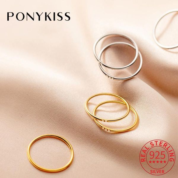 cluster rings ponykiss classic s925 sterling silver minimlist zircon thin for women anniversary fine jewelry wholesale accessory, Golden;silver
cluster rings ponykiss classic s925 sterling silver minimlist zircon thin for women anniversary fine jewelry wholesale accessory, Golden;silver