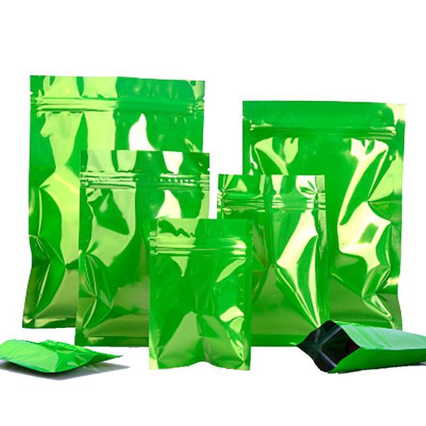 storage bags 100pcs/lot glossy green mylar foil bag zipper seal flat tear notch reclosable coffee bean snack package pouches
storage bags 100pcs/lot glossy green mylar foil bag zipper seal flat tear notch reclosable coffee bean snack package pouches
