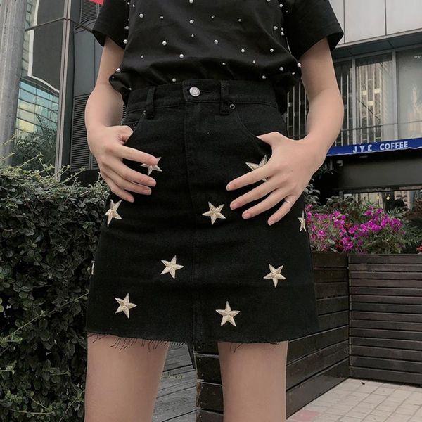 skirts 1.5 2021 spring summer fashion tide tassels star embroidery denim skirt high waist a-line, Black
skirts 1.5 2021 spring summer fashion tide tassels star embroidery denim skirt high waist a-line, Black