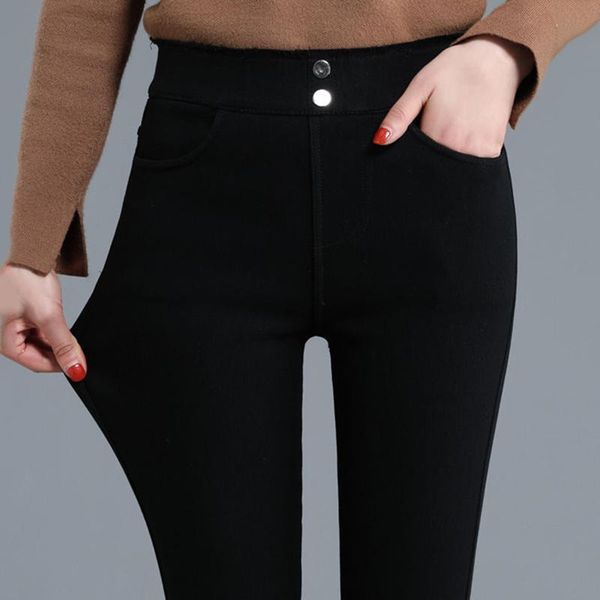 2021 winter women warm outdoor jeans pants woman high waist casual thickened ladies trousers for women pantalon femme, Black;white
2021 winter women warm outdoor jeans pants woman high waist casual thickened ladies trousers for women pantalon femme, Black;white