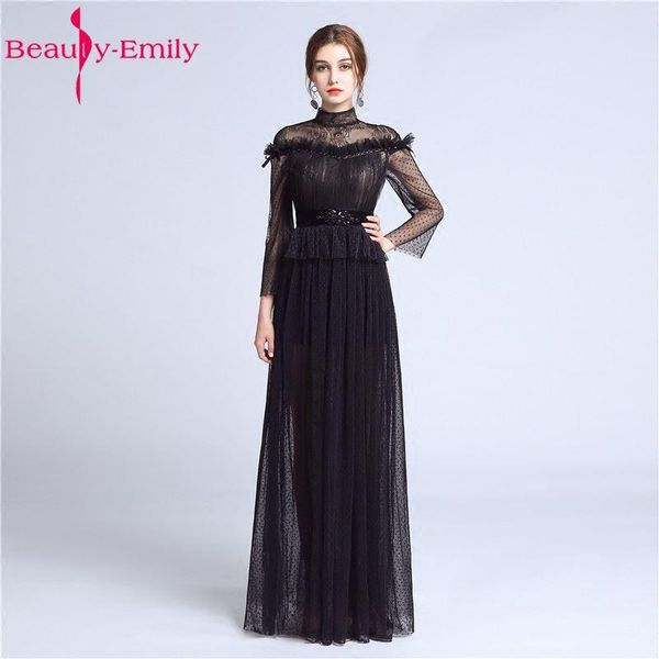 party dresses beauty-emily long lace black evening floor-length sweep zipper formal muslim vestido de noite, White;black
party dresses beauty-emily long lace black evening floor-length sweep zipper formal muslim vestido de noite, White;black