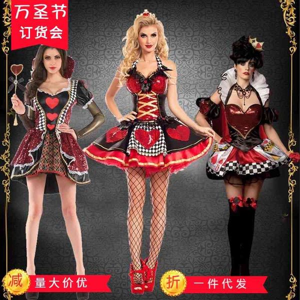 yi xiaoyi halloween poker red peach queen dance stage costume nightclub ds princess dress performance costume, White;black
yi xiaoyi halloween poker red peach queen dance stage costume nightclub ds princess dress performance costume, White;black