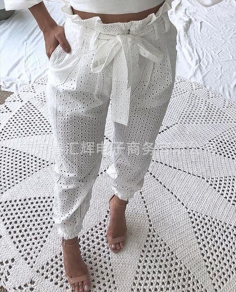 white hollow lace trousers belted women pant joggers sweat plaid stacked sweatpants brown patchwork jeans, Black;white
white hollow lace trousers belted women pant joggers sweat plaid stacked sweatpants brown patchwork jeans, Black;white