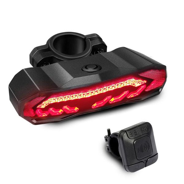 bike lights anti-theft bicycle taillight brake steering induction light with wireless remote control charging warning electric bell
bike lights anti-theft bicycle taillight brake steering induction light with wireless remote control charging warning electric bell