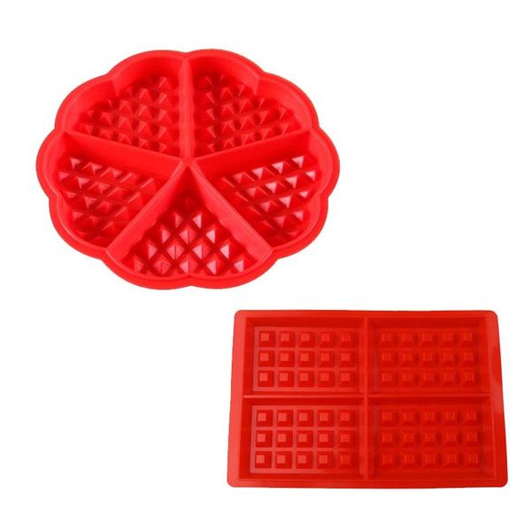 baking moulds 2pcs waffle makers round rectangle silicone cake mould diy bakeware non-stick mold
baking moulds 2pcs waffle makers round rectangle silicone cake mould diy bakeware non-stick mold