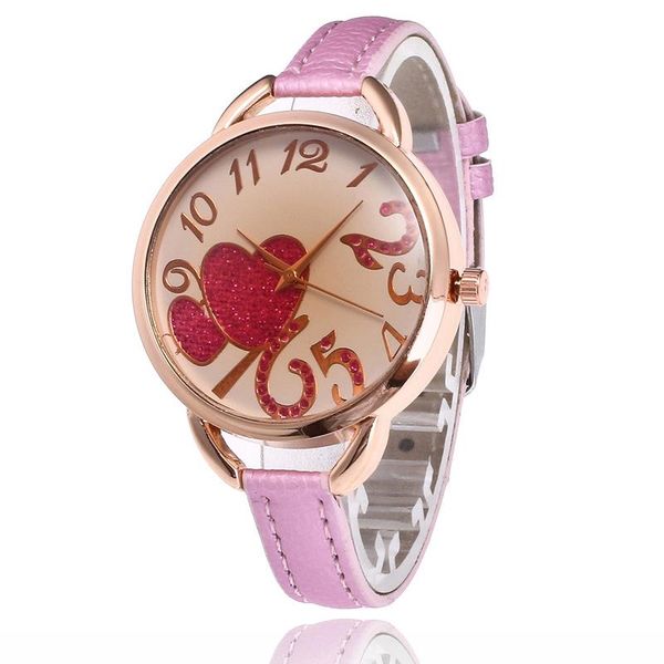 wristwatches doreen box elegant female heart print lady dress pu leather strap watches women quartz casual alloy clock, Slivery;brown
wristwatches doreen box elegant female heart print lady dress pu leather strap watches women quartz casual alloy clock, Slivery;brown