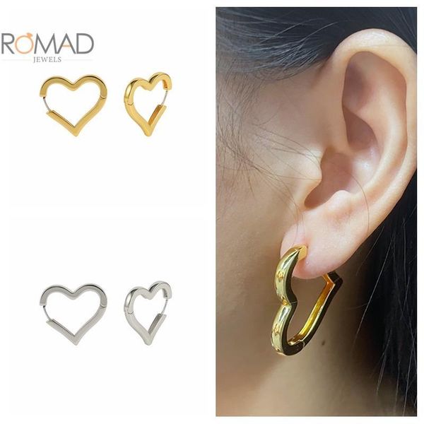 stud romad gold glossy love ear buckle earrings korean 925 sterling silver heart-shaped piercing jewelry kolczyki damskie, Golden;silver
stud romad gold glossy love ear buckle earrings korean 925 sterling silver heart-shaped piercing jewelry kolczyki damskie, Golden;silver