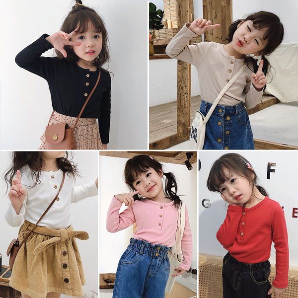 2021 spring children's style shirt wear base western boys and girls long sleeve round neck with baby's solid b, Black;white
2021 spring children's style shirt wear base western boys and girls long sleeve round neck with baby's solid b, Black;white