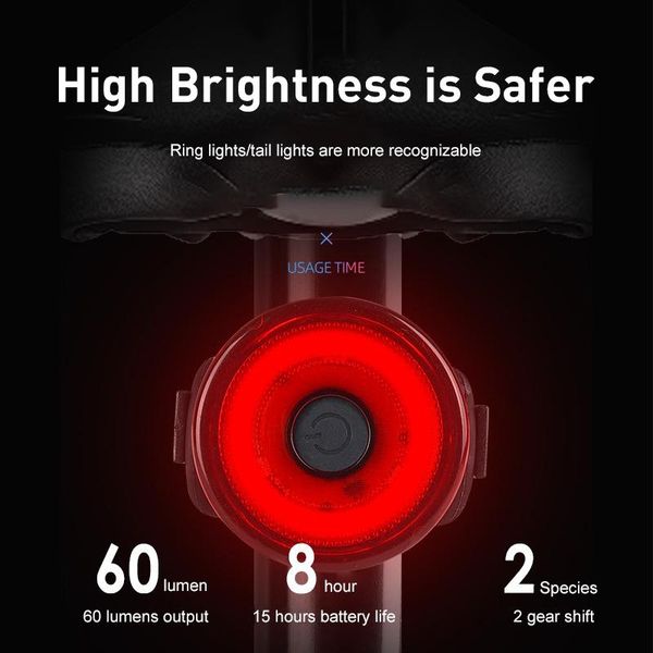bicycle tail light usb rechargeable mountain bike accessories rear warning light night riding equipment bicycle flashing
bicycle tail light usb rechargeable mountain bike accessories rear warning light night riding equipment bicycle flashing