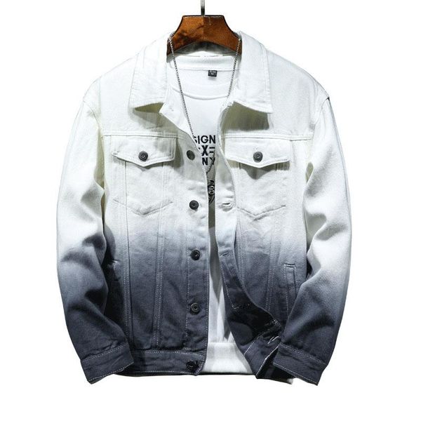 mcikkny men's fashion casual jeans jackets spring autumn gradient washed denim jackets outwear for male size s-3xl, Black;brown
mcikkny men's fashion casual jeans jackets spring autumn gradient washed denim jackets outwear for male size s-3xl, Black;brown
