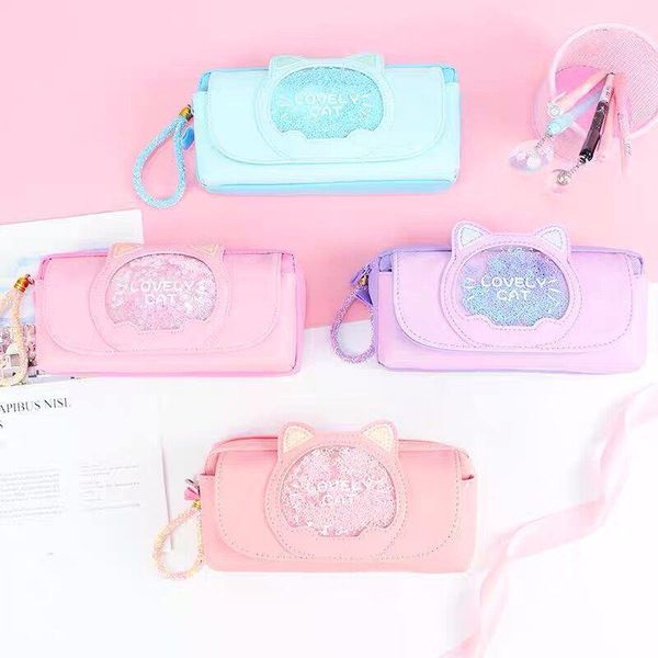 pencil bags cute cat large capacity bag pouch storage case kids birthday gift school stationery arrival
pencil bags cute cat large capacity bag pouch storage case kids birthday gift school stationery arrival