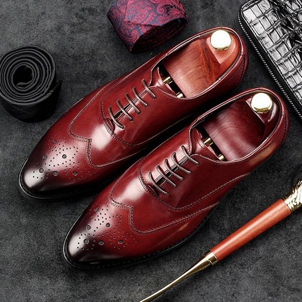 dress shoes round toe man platform carved brogue genuine leather formal oxfords british style wedding bridal men's flats gd88, Black
dress shoes round toe man platform carved brogue genuine leather formal oxfords british style wedding bridal men's flats gd88, Black