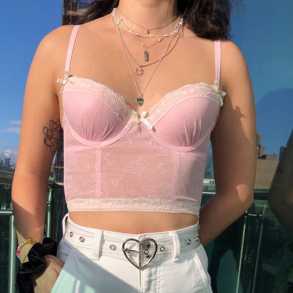 y2k aesthetic lace crop for women v-neck streetwear female cute pink tank kawaii bow tie camisole, White
y2k aesthetic lace crop for women v-neck streetwear female cute pink tank kawaii bow tie camisole, White