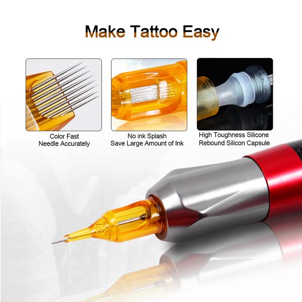 20pcs tattoo cartridge needles rl rs m1 rm for eyebrow lip permanent makeup tattoo gun rotary pen machine agujas cartrige yellow
20pcs tattoo cartridge needles rl rs m1 rm for eyebrow lip permanent makeup tattoo gun rotary pen machine agujas cartrige yellow