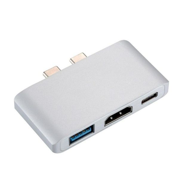 hubs dual type-c hub to -compatible + pd charging 4k hd full-featured interface fashionable aluminum alloy shell
hubs dual type-c hub to -compatible + pd charging 4k hd full-featured interface fashionable aluminum alloy shell