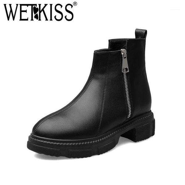 boots wetkiss autumn round toe bootie thick platform zip women ankle simple casual shoes solid fashion non slip1, Black
boots wetkiss autumn round toe bootie thick platform zip women ankle simple casual shoes solid fashion non slip1, Black