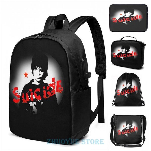 backpack funny graphic print suicide(2) usb charge men school bags women bag travel laptop
backpack funny graphic print suicide(2) usb charge men school bags women bag travel laptop