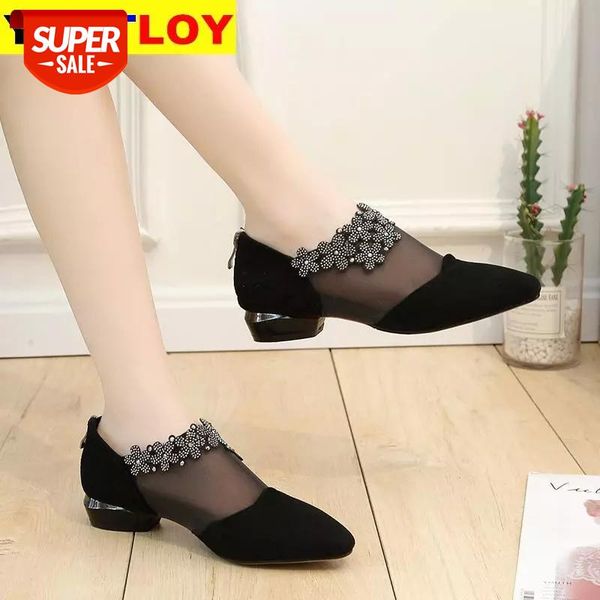 summer mesh sandals heels single shoes women in europe and america summer gauze mujer mesh (air mesh) leisure casual #a63l, Black
summer mesh sandals heels single shoes women in europe and america summer gauze mujer mesh (air mesh) leisure casual #a63l, Black
