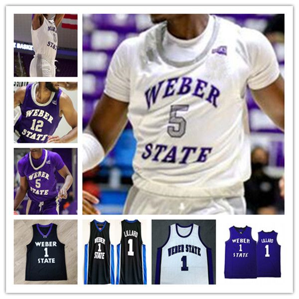 Custom College Basketball Weber State Wildcats Jerseys Koby McEwen Dillon Jones JJ Overton Seikou Sisoho Jawara Damian Lillard Dontay Bassett Dyson Koehler Tew, Man purple
Custom College Basketball Weber State Wildcats Jerseys Koby McEwen Dillon Jones JJ Overton Seikou Sisoho Jawara Damian Lillard Dontay Bassett Dyson Koehler Tew, Man purple