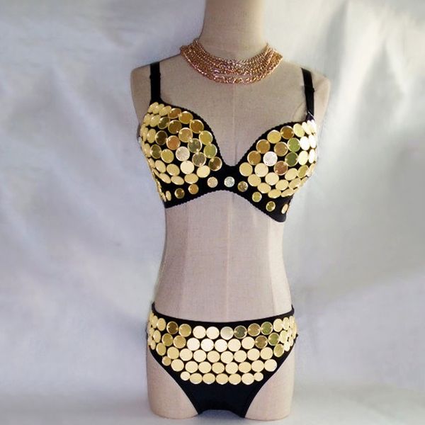 new gold mirror costume bikini bar gogo leader dance clothes silver lens pole dance bra rave stage performance bikini 1570, Black;red
new gold mirror costume bikini bar gogo leader dance clothes silver lens pole dance bra rave stage performance bikini 1570, Black;red
