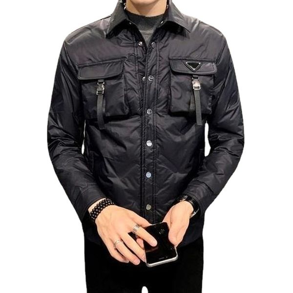 mens down jacket winter puffer lapel lightweight men workwear coat multi-pocket warm youth outer trend coat, Black
mens down jacket winter puffer lapel lightweight men workwear coat multi-pocket warm youth outer trend coat, Black