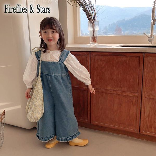 jumpsuits spring autumn girls denim overall baby one piece kids children clothes fashion wide leg suspender button 2 to 9 yrs, Blue
jumpsuits spring autumn girls denim overall baby one piece kids children clothes fashion wide leg suspender button 2 to 9 yrs, Blue