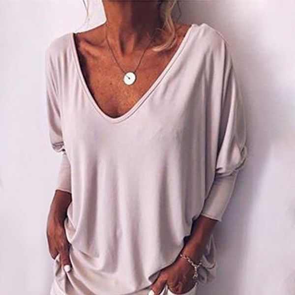women's blouses & shirts women summer casual v-neck solid thin 3/4 sleeve blouse back button simple basic 2021 female leisure, White
women's blouses & shirts women summer casual v-neck solid thin 3/4 sleeve blouse back button simple basic 2021 female leisure, White