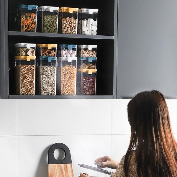 storage bottles & jars 3pcs plastic sealed kitchen grain box tanks refrigerator preservation
storage bottles & jars 3pcs plastic sealed kitchen grain box tanks refrigerator preservation